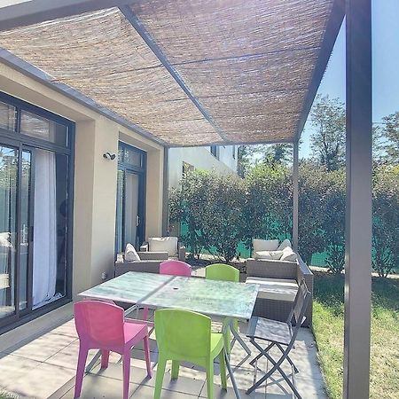 Ferienwohnung Duplex En Rez De Jardin Neuville-sur-Saône Exterior foto